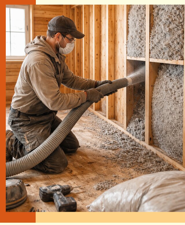 Утепление дачного дома эковатой в Красногорске — быстро и надёжно