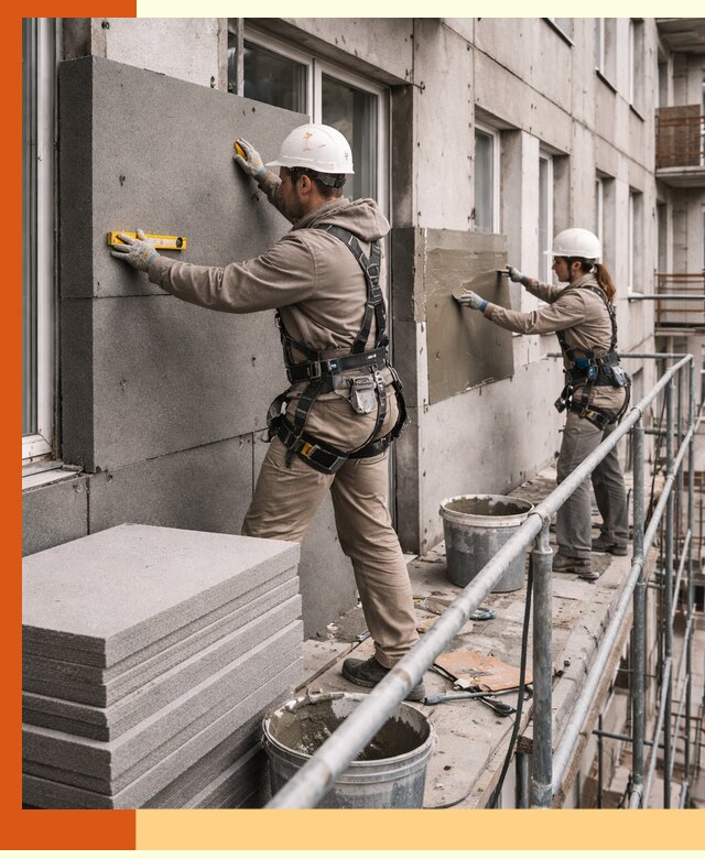 Утепление квартиры снаружи под ключ в Красногорске