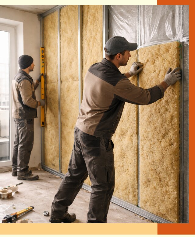 Утепление квартиры изнутри в Красногорске от 4420 руб. за м2 | Проф. работы ТепломастерКрр