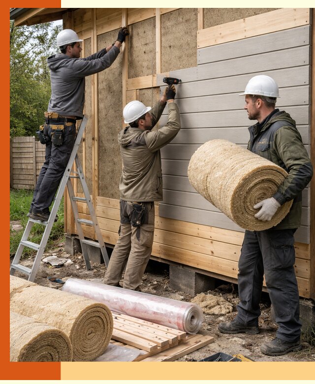 Утепление бани снаружи в Красногорске профессионально и надежно