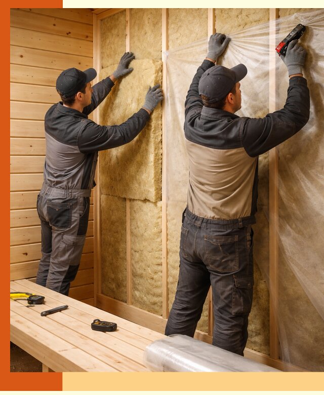 Профессиональное утепление сауны в Красногорске с гарантиями качества