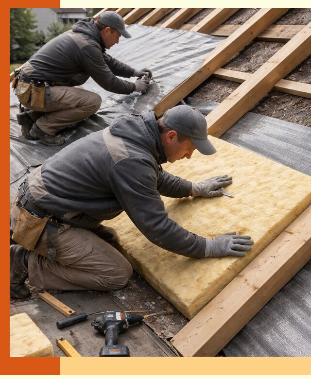 Профессиональное утепление крыши в Красногорске качественно и надежно