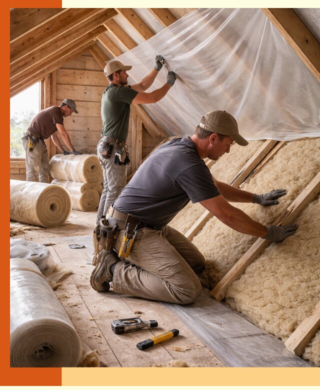 Утепление крыши изнутри в Красногорске: профессионально и надежно