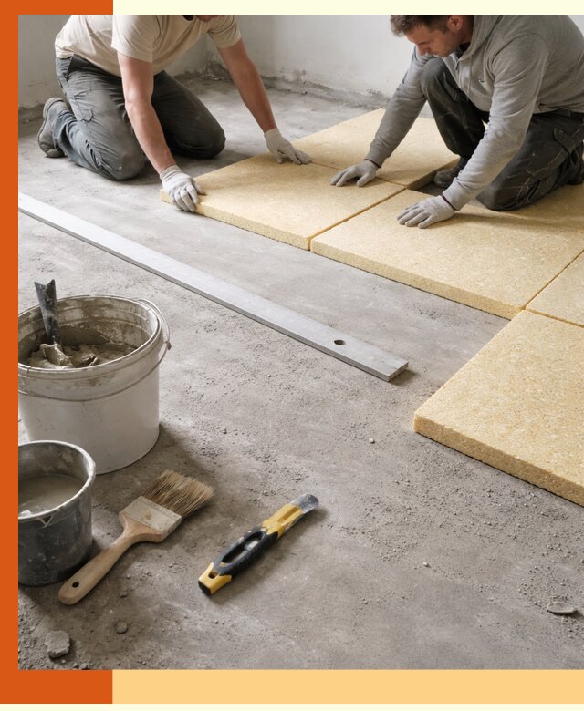 Утепление бетонного пола в Красногорске профессионально и недорого