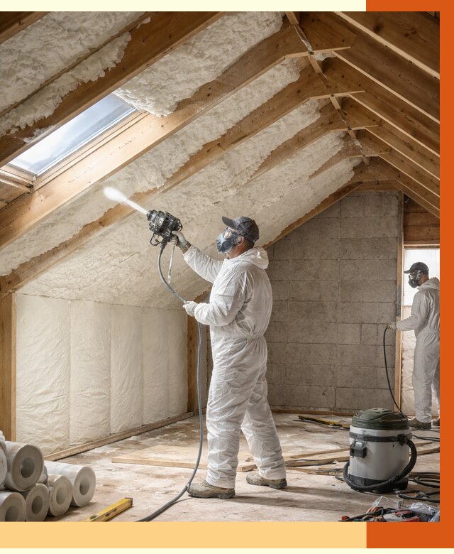 Утепление мансарды ППУ в Красногорске от 2794 руб./м² — заказать под ключ | ТепломастерКрр