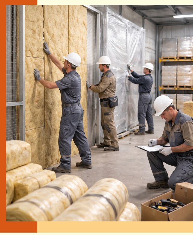 Утепление склада готовой продукции в Красногорске качественно и быстро