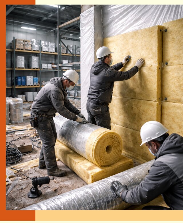 Утепление склада химсырья в Красногорске: безопасная и эффективная изоляция