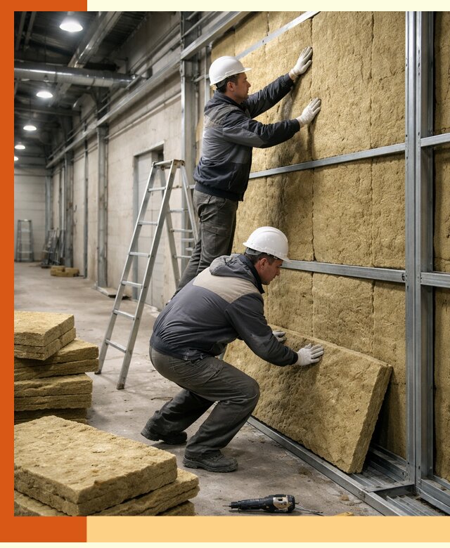 Утепление цеха под ключ в Красногорске с гарантией качества