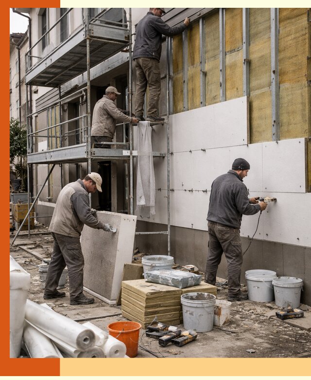 Утепление гостиницы под ключ в Красногорске с гарантией качества