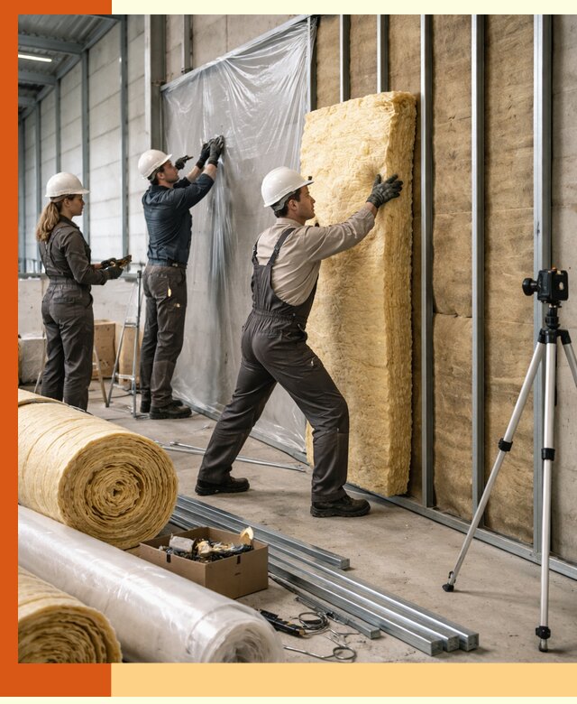 Утепление складского терминала в Красногорске профессионально и надёжно