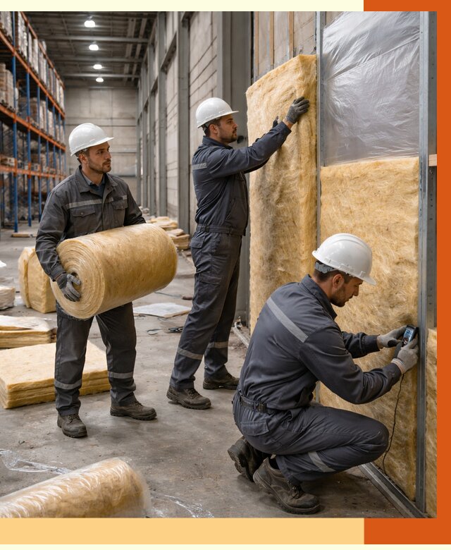 Утепление логистического центра в Красногорске от 4572 руб/м² под ключ | ТепломастерКрр