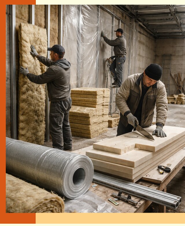 Утепление торгового склада в Красногорске с энергоэффективными решениями