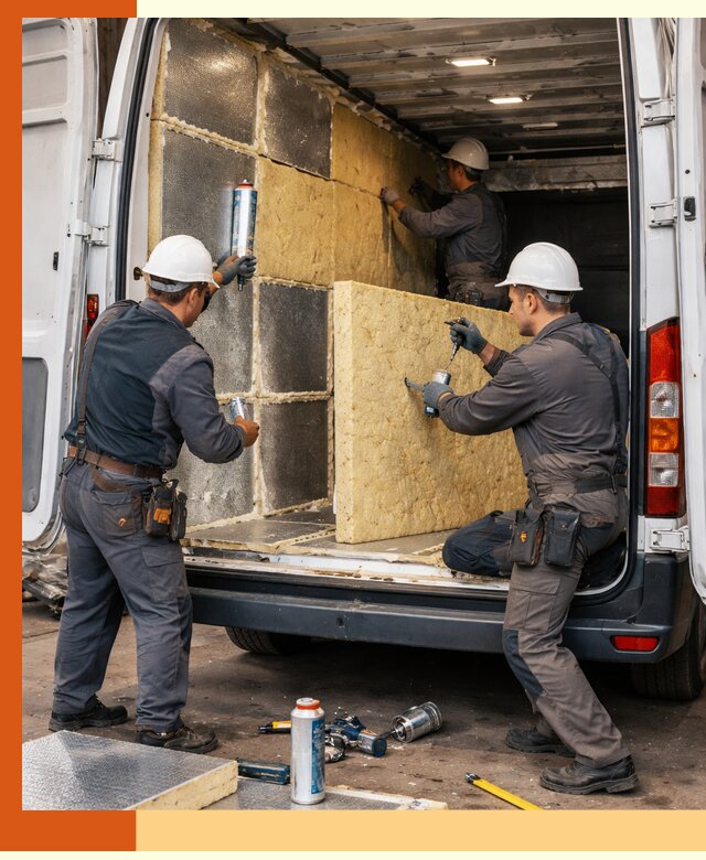 Утепление фургона-рефрижератора в Красногорске для сохранения температуры