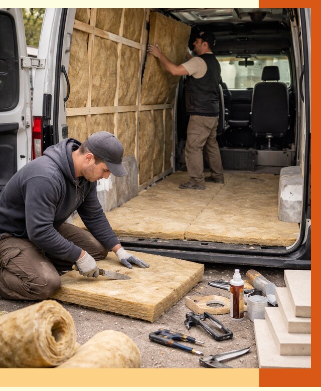 Утепление кемпера в Красногорске под ключ от 12193 руб. — профессионально | ТепломастерКрр