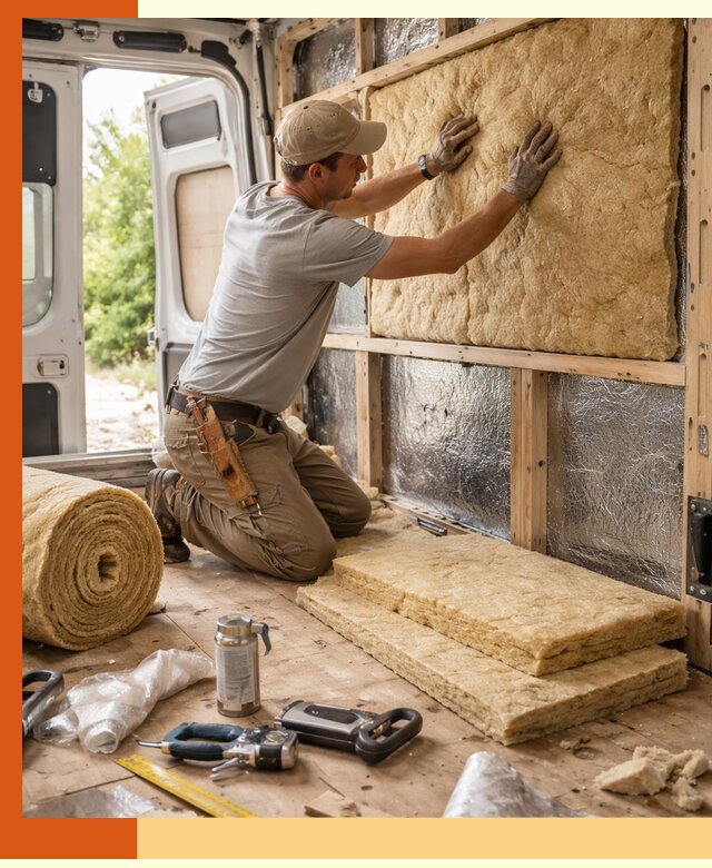 Утепление кемпера под ключ в Красногорске с гарантией качества