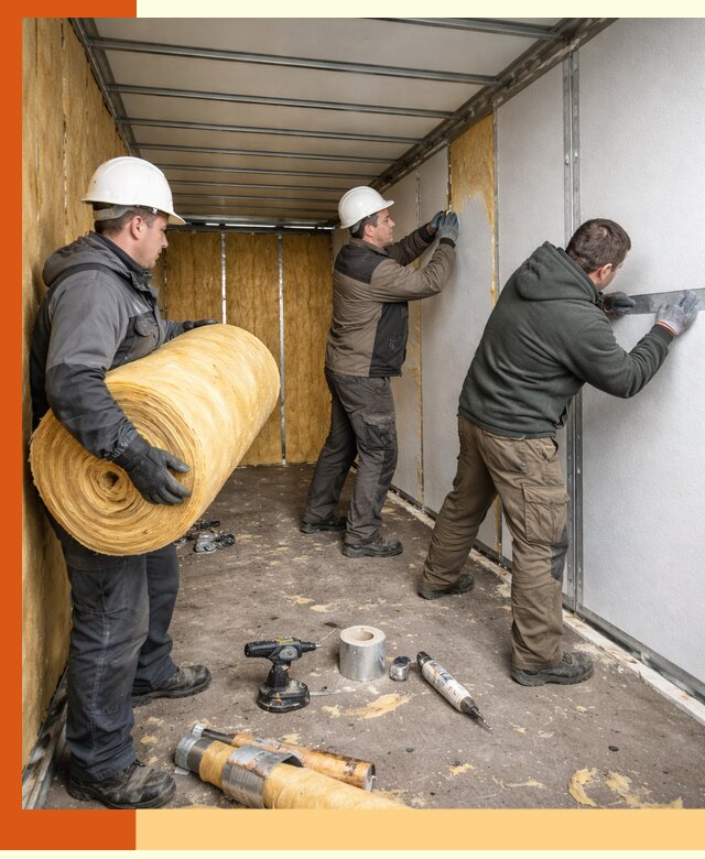 Утепление рефрижераторного контейнера в Красногорске профессионально и надежно