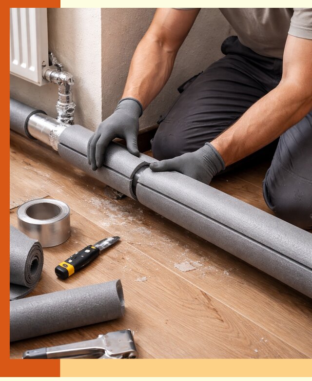 Утепление труб отопления в Красногорске: теплоизоляция и защита сети