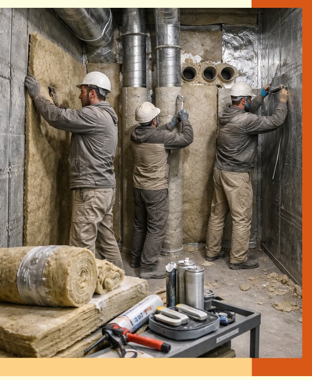 Утепление венткамеры в Красногорске под ключ от 1473 руб. — профессионально | ТепломастерКрр