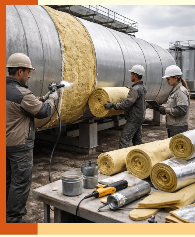 Утепление цистерны в Красногорске — утеплители и монтаж под ключ