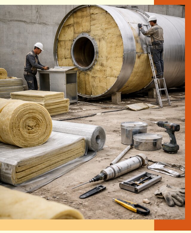 Утепление резервуара с топливом в Красногорске от 27943 руб. под ключ | ТепломастерКрр