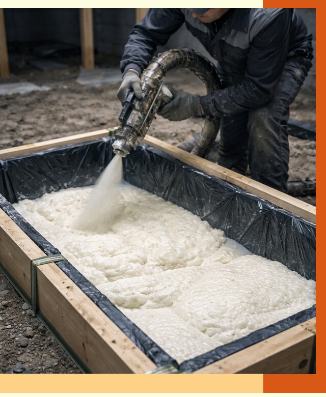 Заливка ППУ в формы в Красногорске от 2540 руб. — утепление форм под ключ | ТепломастерКрр
