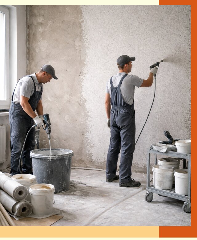 Утепление стен жидкой теплоизоляцией в Красногорске от 4268 руб/м² | ТепломастерКрр