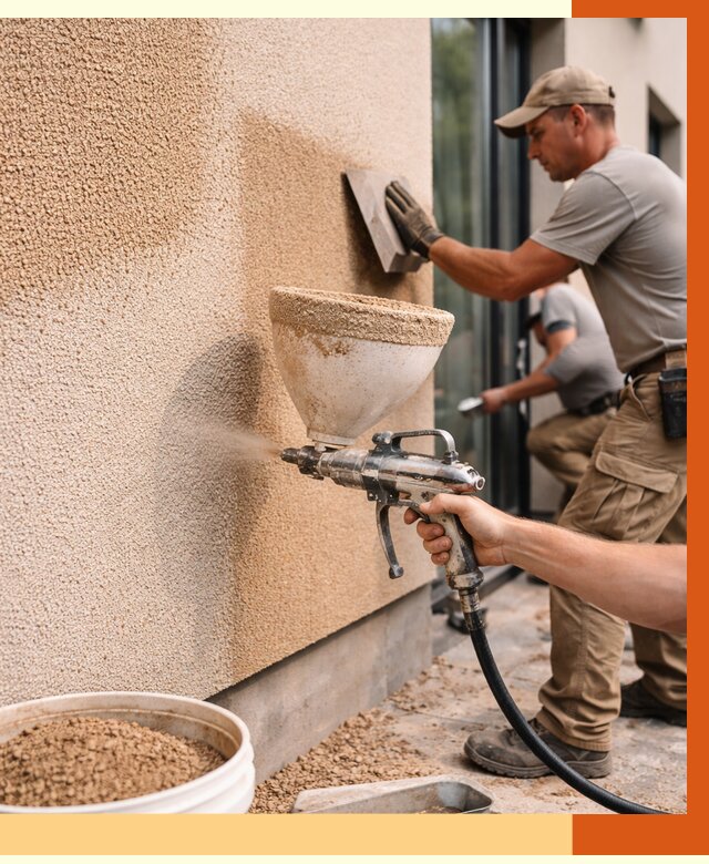 Утепление фасада жидкой пробкой в Красногорске от 4877 руб./м² под ключ | ТепломастерКрр