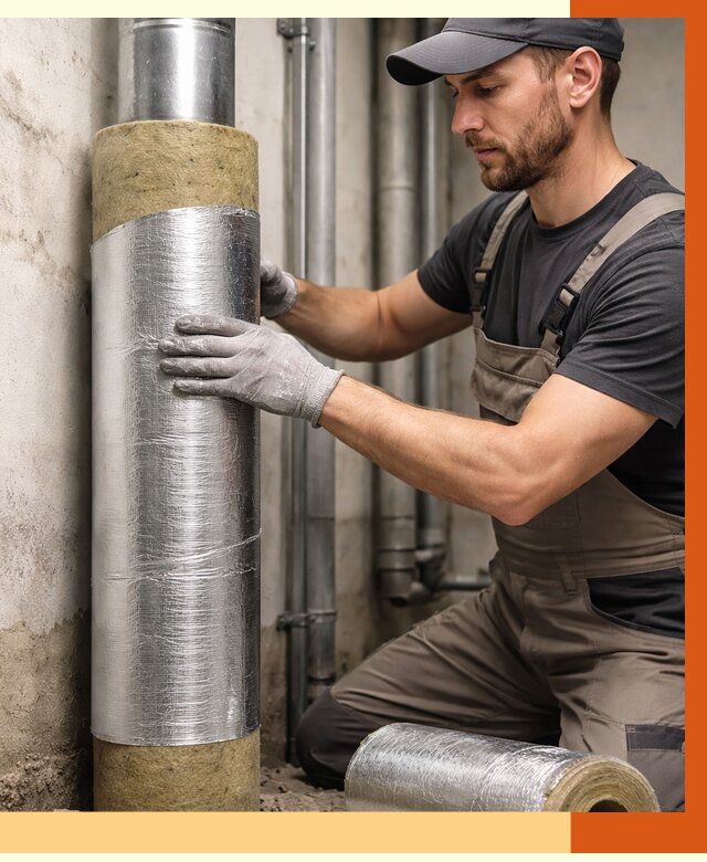 Шумоизоляция труб в Красногорске от 1219 руб. — шумоподавление и звукоизоляция труб | ТепломастерКрр