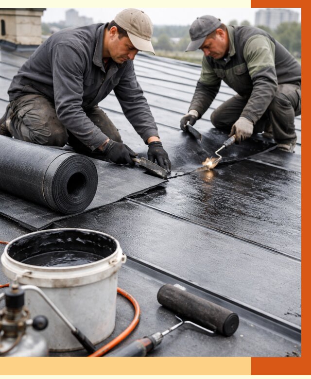 Гидроизоляция фальцевой кровли в Красногорске от 7621 руб. под ключ | ТепломастерКрр