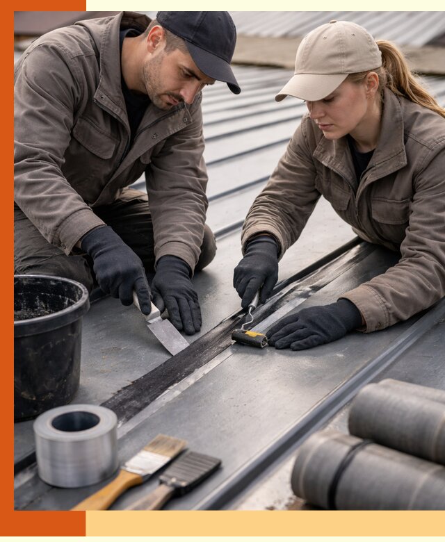 Гидроизоляция фальцевой кровли в Красногорске качественно и надежно