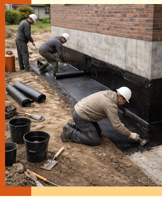 Гидроизоляция фундамента в Красногорске: надежная защита строений