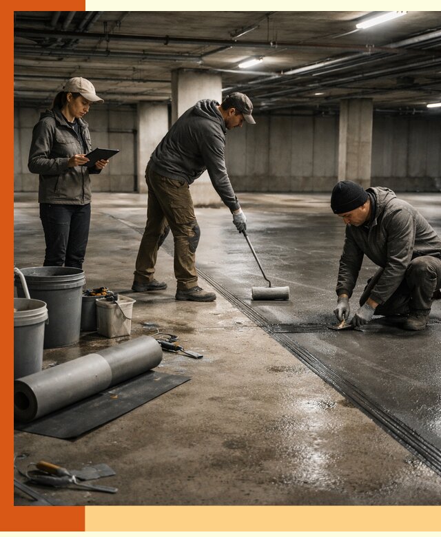 Гидроизоляция паркинга в Красногорске: качественная защита зданий