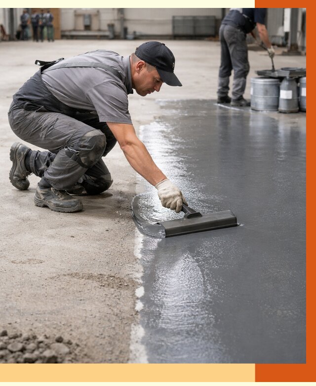 Гидроизоляция промышленного пола в Красногорске от 1219 руб./м2 — ТепломастерКрр специалисты под ключ