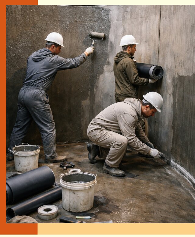 Гидроизоляция резервуара профессионально в Красногорске