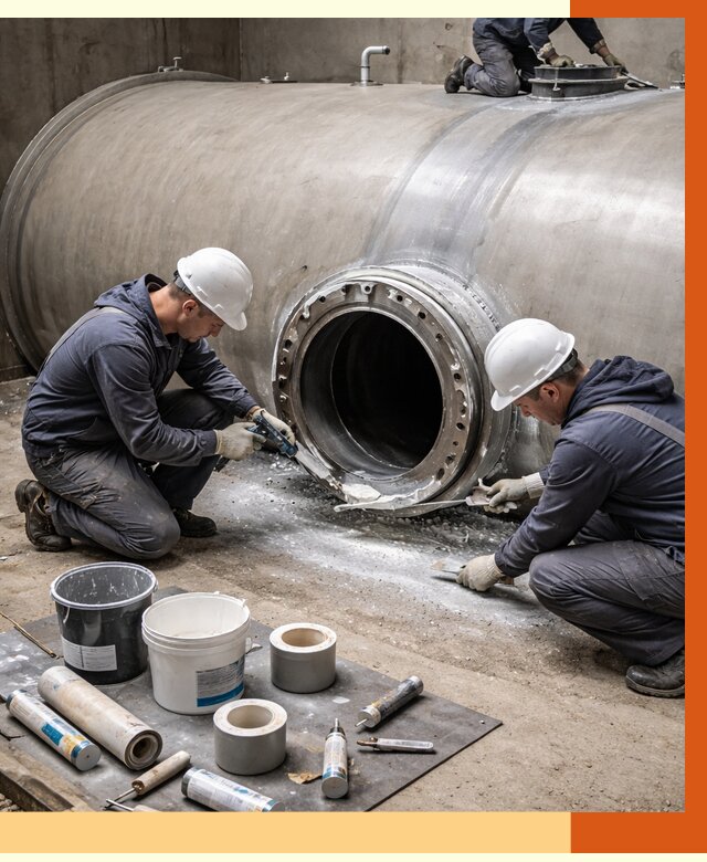 Гидроизоляция резервуара с топливом в Красногорске от 76208 руб. под ключ | ТепломастерКрр