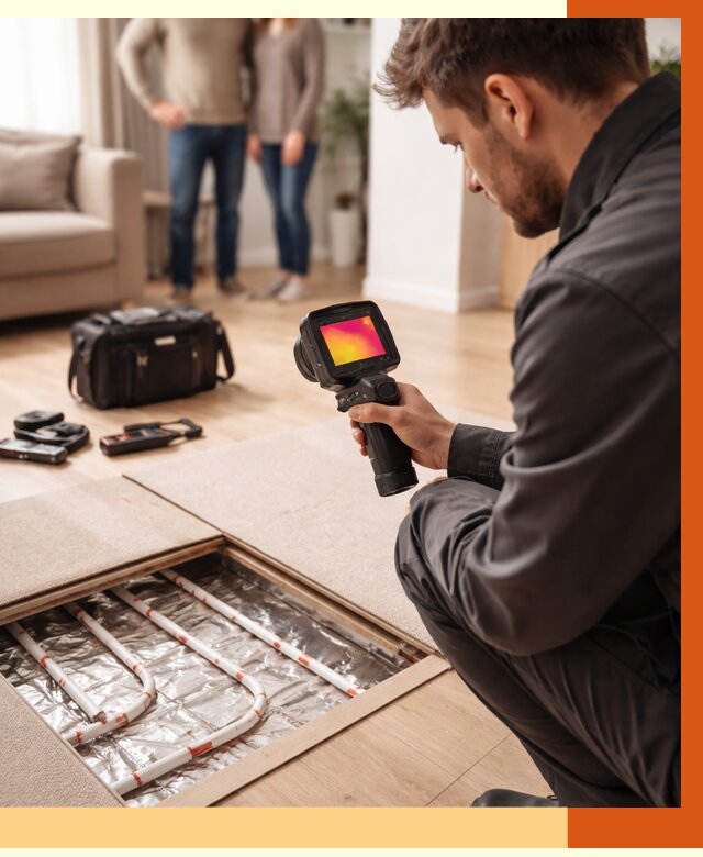 Тепловизионное обследование теплого пола в Красногорске от 4572 руб. — ТепломастерКрр