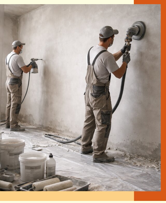 Подготовка поверхности под напыление в Красногорске от 1219 руб. — ТепломастерКрр