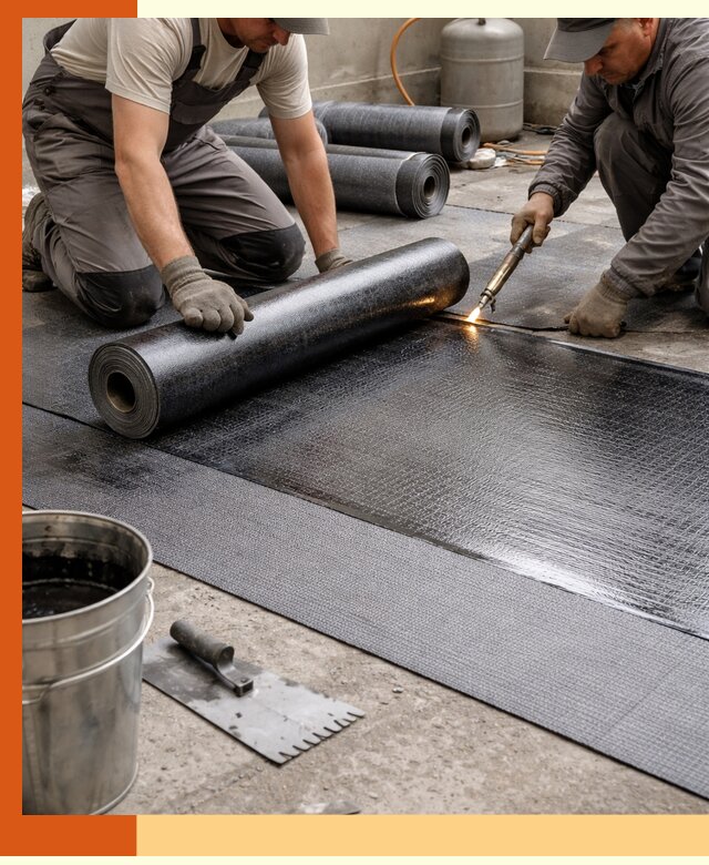 Монтаж гидроизоляционной мембраны в Красногорске для зданий и конструкций